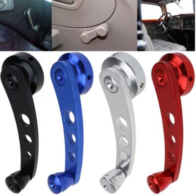 2 Pcs Universal Car Billet Aluminum Window Crank Handle Repl