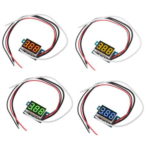 Mini DC 0-10A Digital LED Ammeter Current Panel Meter 0.36in