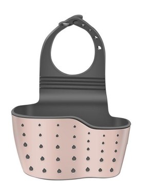 12x22cm PP Sink Drain Basket Kitchen Adjustable Rubber Creat