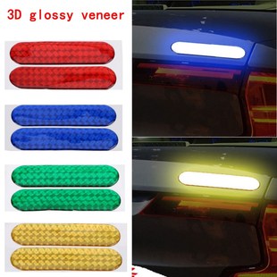 Car Reflective Sticker Car Door Stickers Universal Warning M