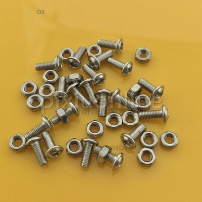 *20sets/pack M3*8 Nut and Bolts Set Stainless Steel Screw Nu