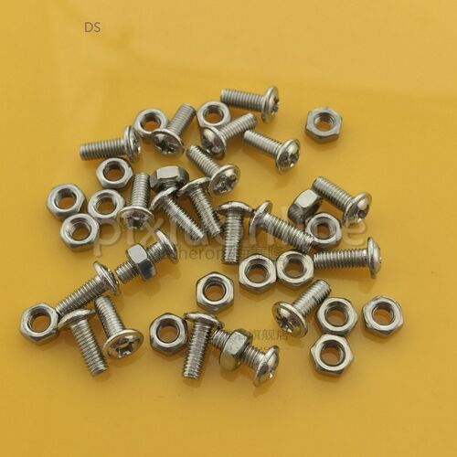 *20sets/pack M3*8 Nut and Bolts Set Stainless Steel Screw Nu