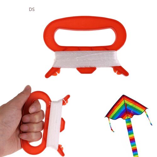 30/50/100m D Red Shape Kite Line thin thread Winder Handle O