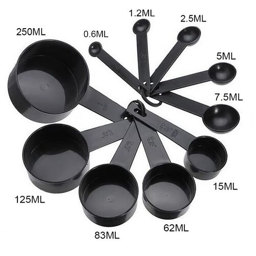 10pcs Kitchen Measuring Spoons Teaspoon Coffee Sugar Scoop C