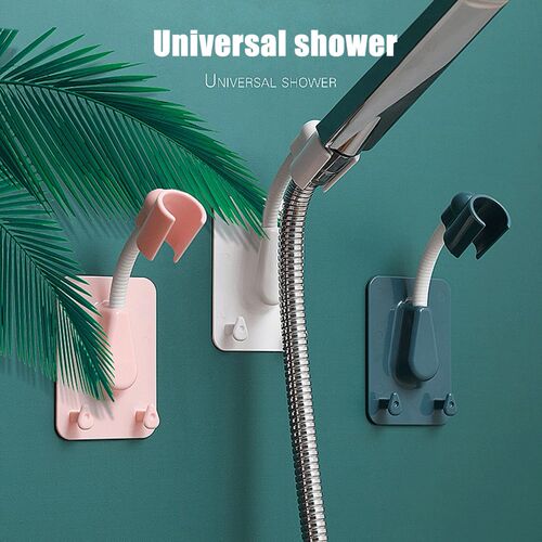 Punch-Free Wall Shower Head Holder 360 Adjustable Paste-Type