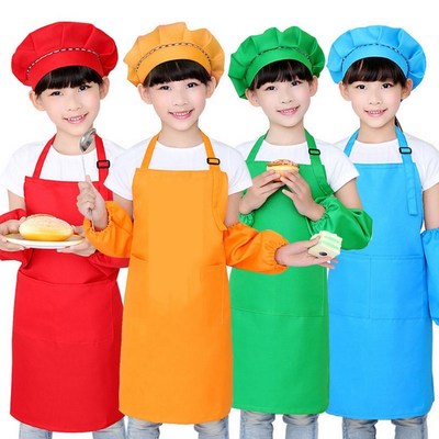 Kid Chef Hat Children's Baking Hat Cute Girls Boys Food Serv