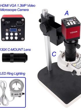HDMI Microscope Camera Set   HD 13MP 60F/S HDMI VGA Industri