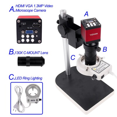 HDMI Microscope Camera Set   HD 13MP 60F/S HDMI VGA Industri