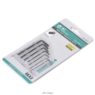 7 Pcs 0.7mm-3mm Mini Micro Hexagon Hex Allen Key Set Wrench
