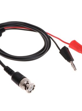 Test Connectors BNC Q9 to Dual 4mm Stackable Banana Plug wit