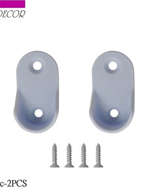 20X17mm Oval Closet Rod End Supports  Hardware Accessories W