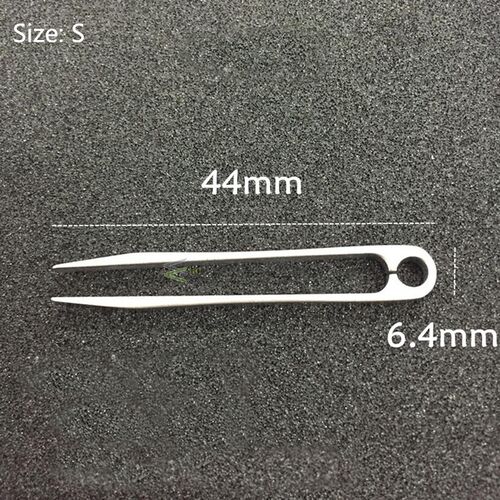 S/M/L Blue Titanium Alloy TC4 Tweezers EDC Mini Gadget Light