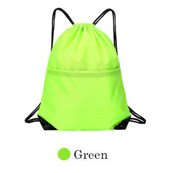 Waterproof Zipper Gym Sport Fitness Bag Foldable Backpack Dr