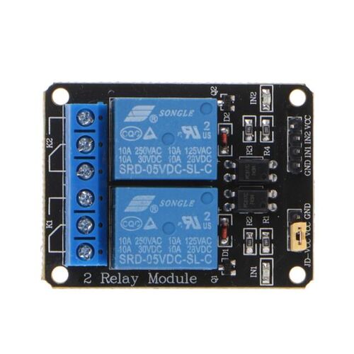 1 Pc High Quality Relay Module 2 Channels DC 5V Relay Switch