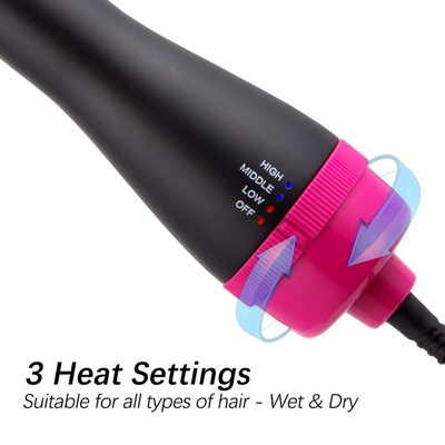 One Step Blow Dryer Brush Hair Fluffy Volumizing Iron Hair D