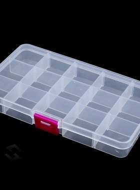 Plastic Compartment Jewelry Adjustable Organizer St