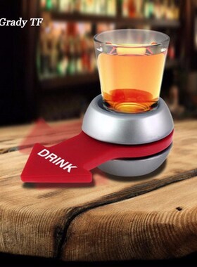 Mac 2pcs Spin The Shot Glass Drinking Game Fun Party Gifts,T