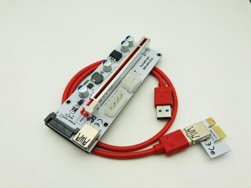 50pcs VER008S Plus USB 3.0 Cable PCI-E Riser Card 008S PCIe