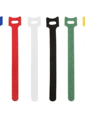 10pcs Self Adhesive Cable Fastener Tape Reusable Durable Tie