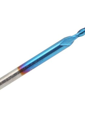 Spiral Ball End Mill Blue-Plated 2-Blade Cutter Cutting Dril
