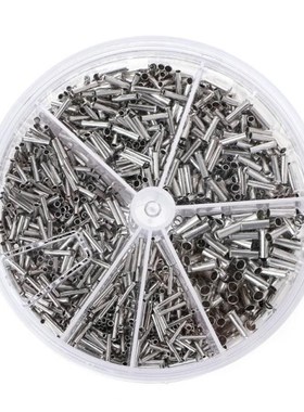 BGEKTOTH 1900 Pcs Copper Crimp Wire Linker Cord End Terminal