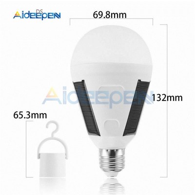 AC85~265V 7W/12W E27 LED outdoor waterproof solar bulb hangi