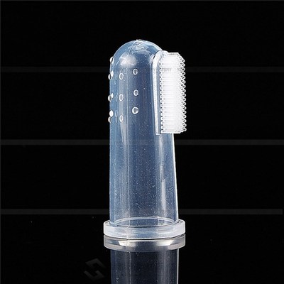 New Silicone Baby Infant Deciduous Tooth Brush Kids Finger T