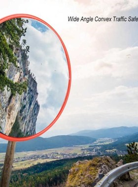 DIY Wide Angle Driveway Road Safety Traffic Mirror with Moun