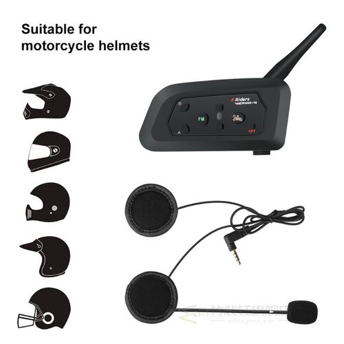 Vnetphone V4 Intercom Motorcycle Helmet Bluetooth Headset 85