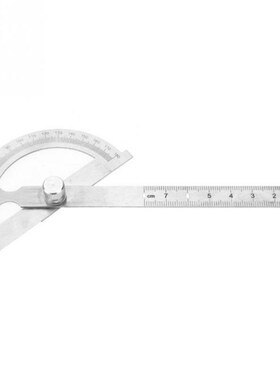 2 in 1 0-180 Degree Stainless Steel Protractor Goniometer An