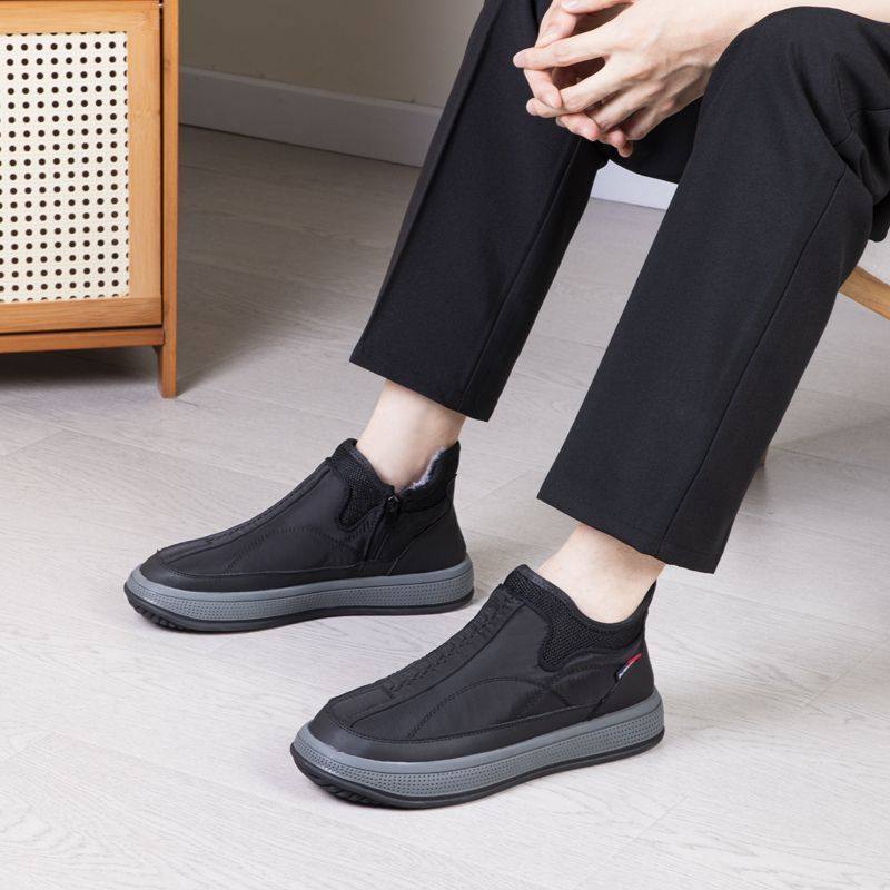 雪地靴男冬季休闲鞋加绒加厚棉鞋保暖中老年防滑爸爸鞋老北京布鞋,流行男鞋,时尚雪地靴,淘宝优惠券,粉丝福利购,淘宝优惠卷