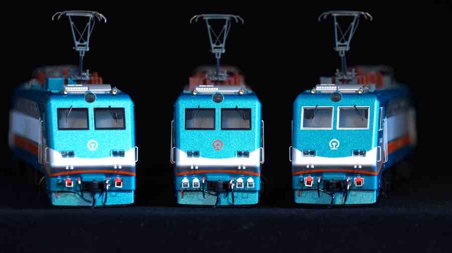 无货N27 HO 187  韶山9电力机车 SS9 青蛙火车模型 蛤蟆王