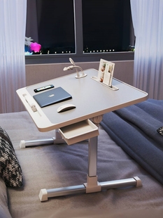 SRIMOON床上小桌子可折叠升降电脑桌学习桌宿舍学生桌板家用卧室