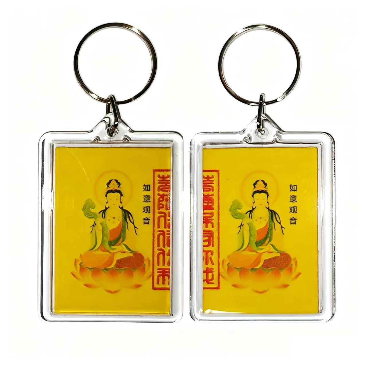 定制佛牌吊坠钥匙扣佛菩萨观音菩磁吸/亚克力/钥匙扣