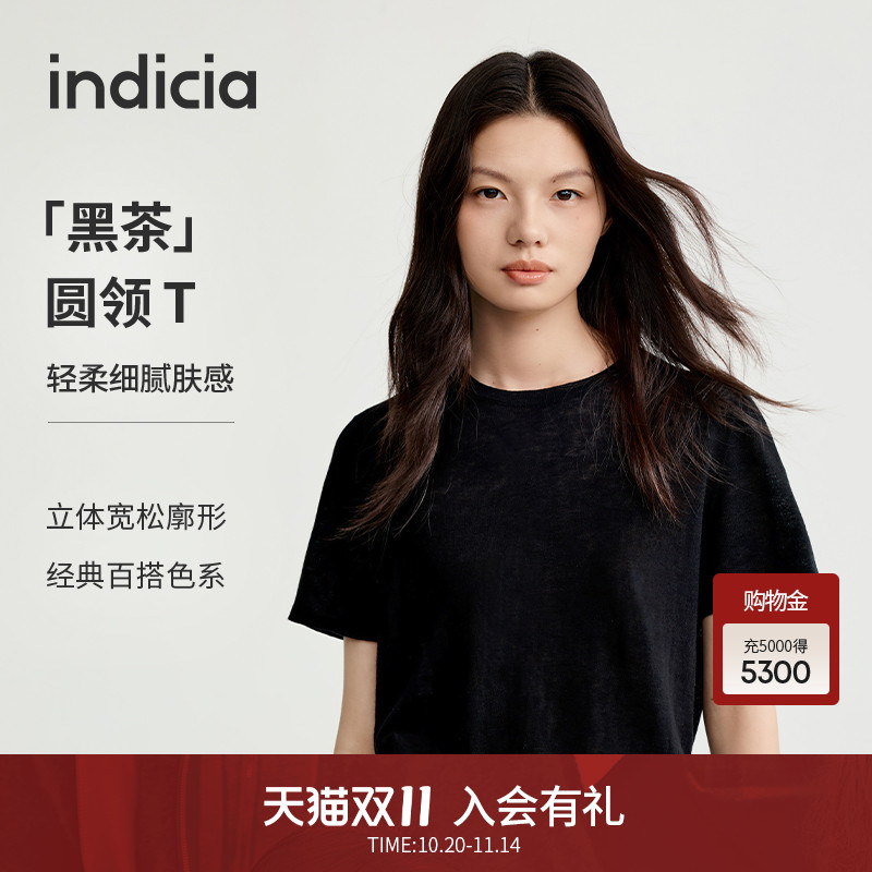 indicia标记简约大方柔软短袖