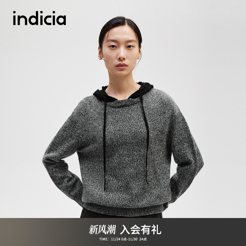 indicia标记随性慵懒感毛衫