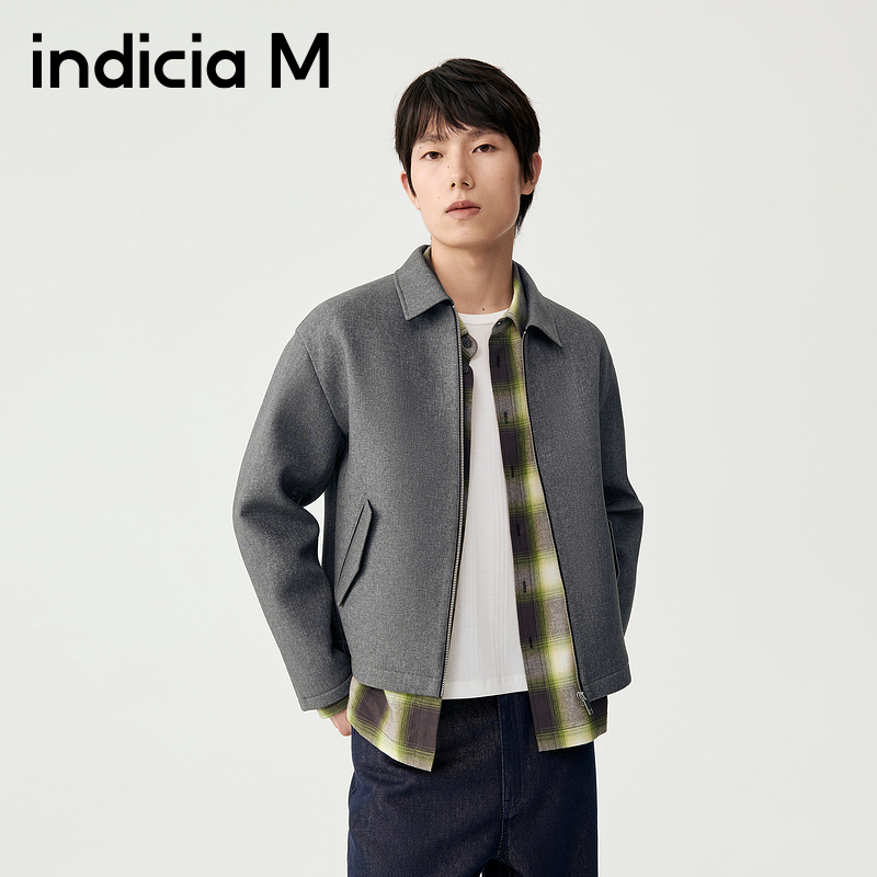 indiciaM标记男装商场同款2025冬季新款简约百搭外套 M2D5WT165L