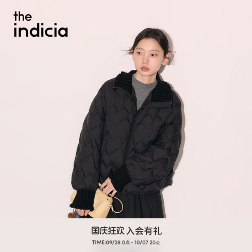 the indicia标记2026冬季新款经典百搭菱格短款羽绒服 L2D6YR309Y