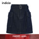 百搭时尚 indicia标记商场同款 春季 牛仔裙半身裙F2C4QZ439F