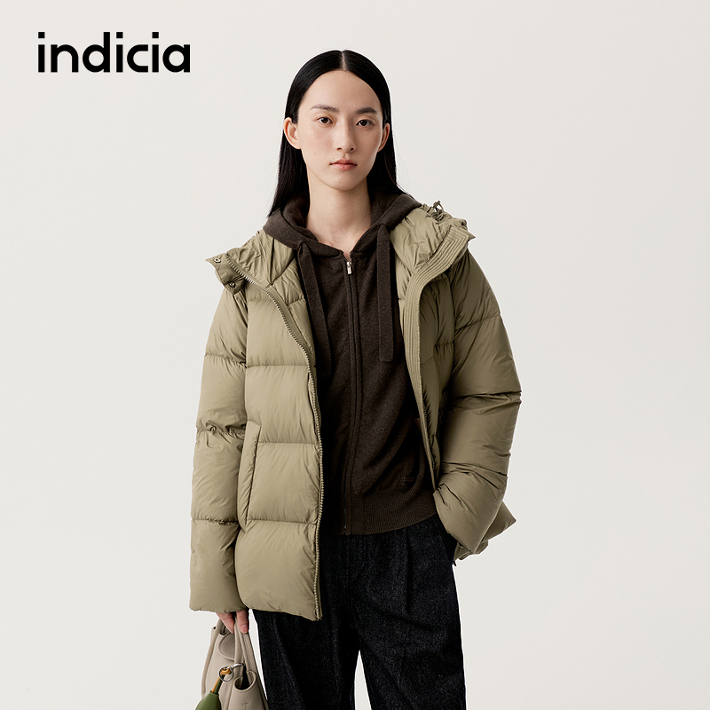indicia标记90%鸭绒羽绒服