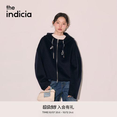 the indicia标记2026冬季新款简约百搭气质款短大衣L2D6DY269Y