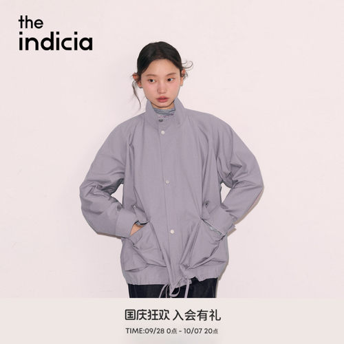 the indicia标记2026秋季新款香芋紫显白小众宽松外套 L2C6WT263Y