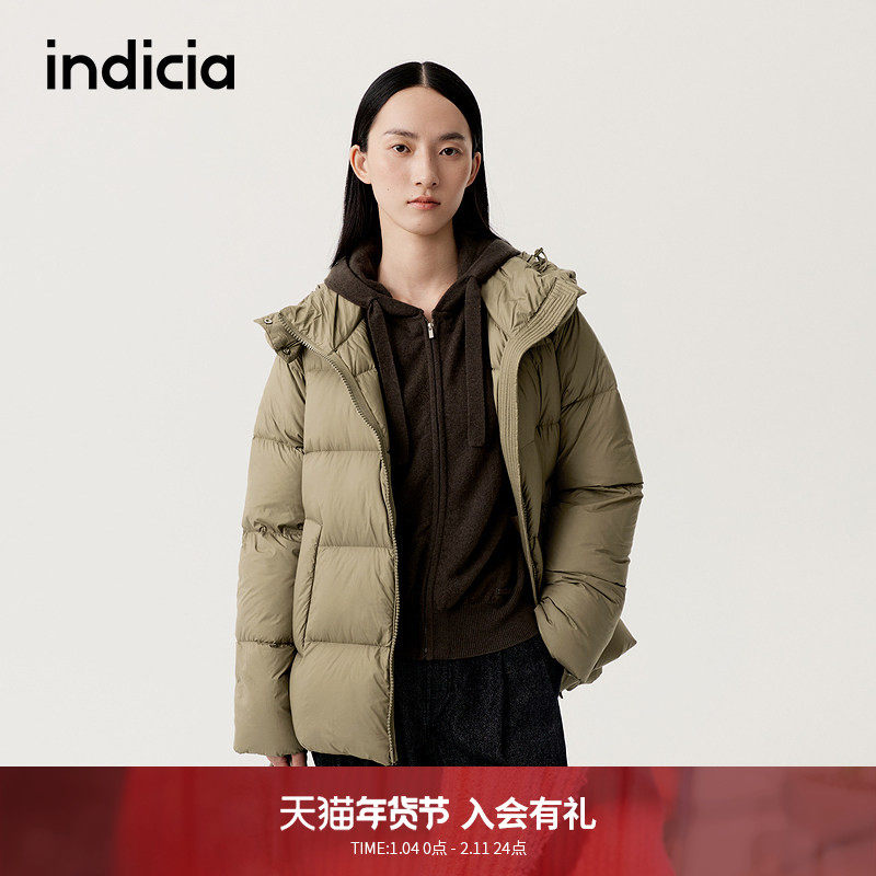【云朵羽绒】indicia标记90%鸭绒羽绒服保暖女款冬季F2D4YR679F,女装/女士精品,羽绒服,淘宝优惠券,粉丝福利购,淘宝优惠卷