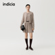 indicia标记商场同款 F2A5TZ009C 25春新款 气质简约针织连衣裙套装