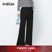 春季 宽松时尚 休闲裤 indicia标记商场同款 纯棉松紧长裤 6A402KZ055F