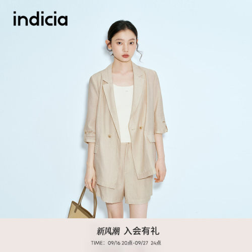 indicia标记商场同款夏季新款通勤简约气质高智感套装 F2B5TZ305C