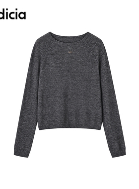 indicia标记商场同款2025冬季新款简约百搭慵懒感毛衫 F2D5MS403C