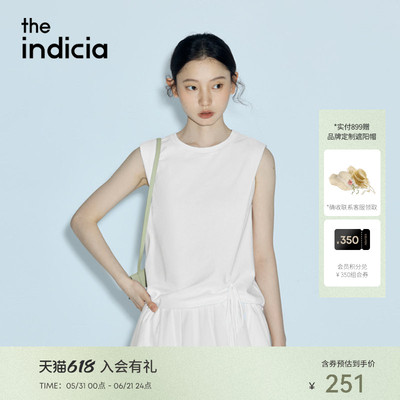 the indicia标记2026夏新款极简松弛感柔软亲肤短袖T恤 L2B6TX062