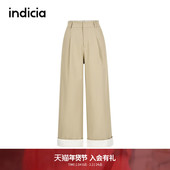 宽松休闲百搭休闲裤 indicia标记商场同款 25春新款 F2A5KZ070C