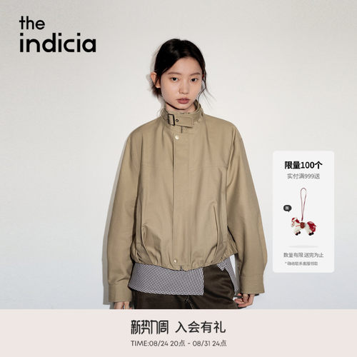 the indicia标记2026秋新款利落显瘦百搭短款工装外套 L2C6WT204Y